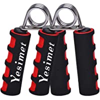 Esmartlife Juego de 2 fortalecedores de agarre de mano- agarre de dedos- agarre de mano- ejercitador de mano para…